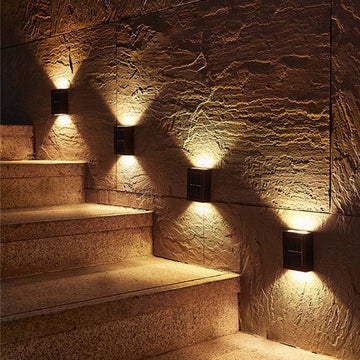 Solar LED Outdoor Lighting-Super Bright Waterproof Wall Lamp - LEDLIGHTING WHOLESALE